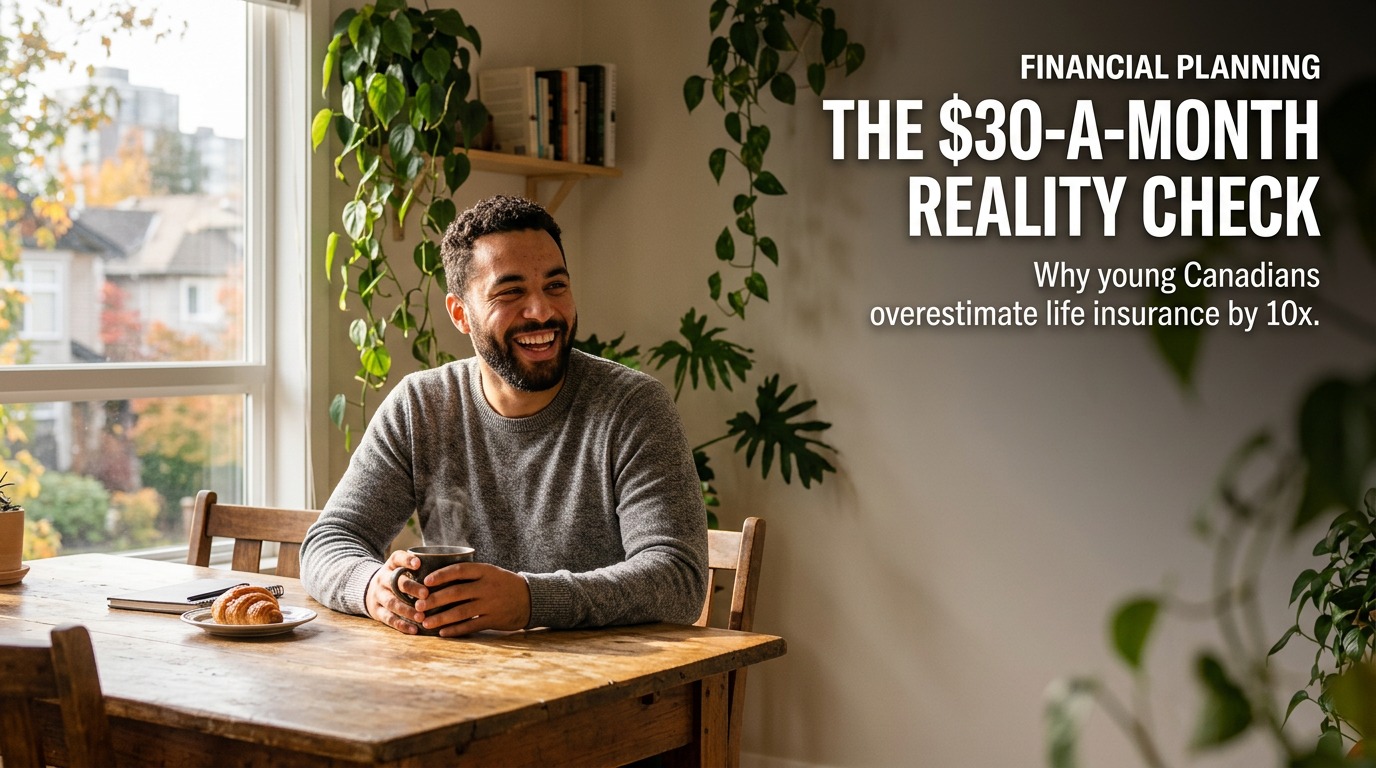 The $30-a-Month Reality Check: Why Young Canadians Overestimate Life Insurance by 10x